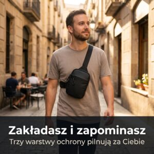 Viggo - Antykradzieżowa Torba Sling Podróżna